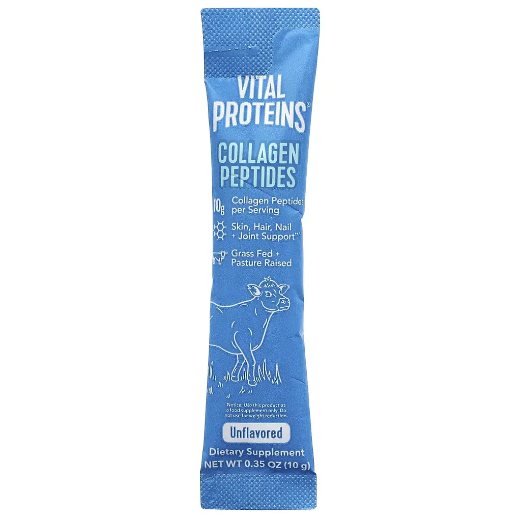 Пептиди колагену Vital Proteins Collagen Peptides без ароматизаторів 200 г (20 пакетиків x 10 г) - фото 3