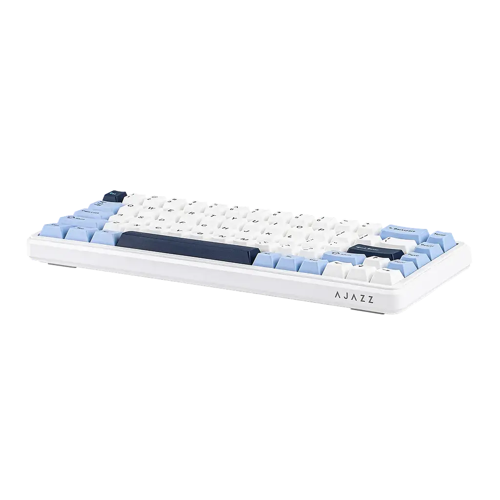 Ігрова дротова магнітна клавіатура AJAZZ AK680 MAX / RGB / Magnetic Switch / 8К / White Blue - фото 3