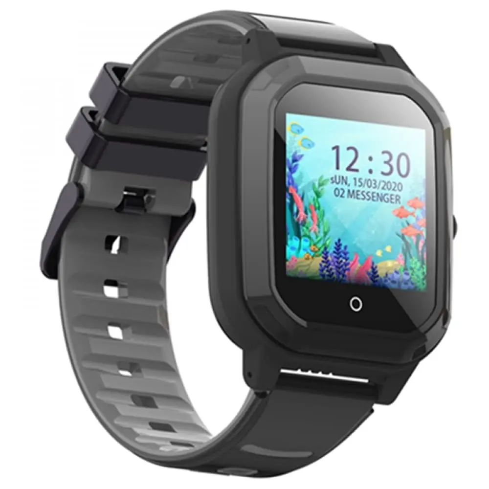 Смарт-годинник дитячий Wonlex KT20 з камерою WI-FI GPS SIM-карта відеодзвінок Black (17765-hbr)
