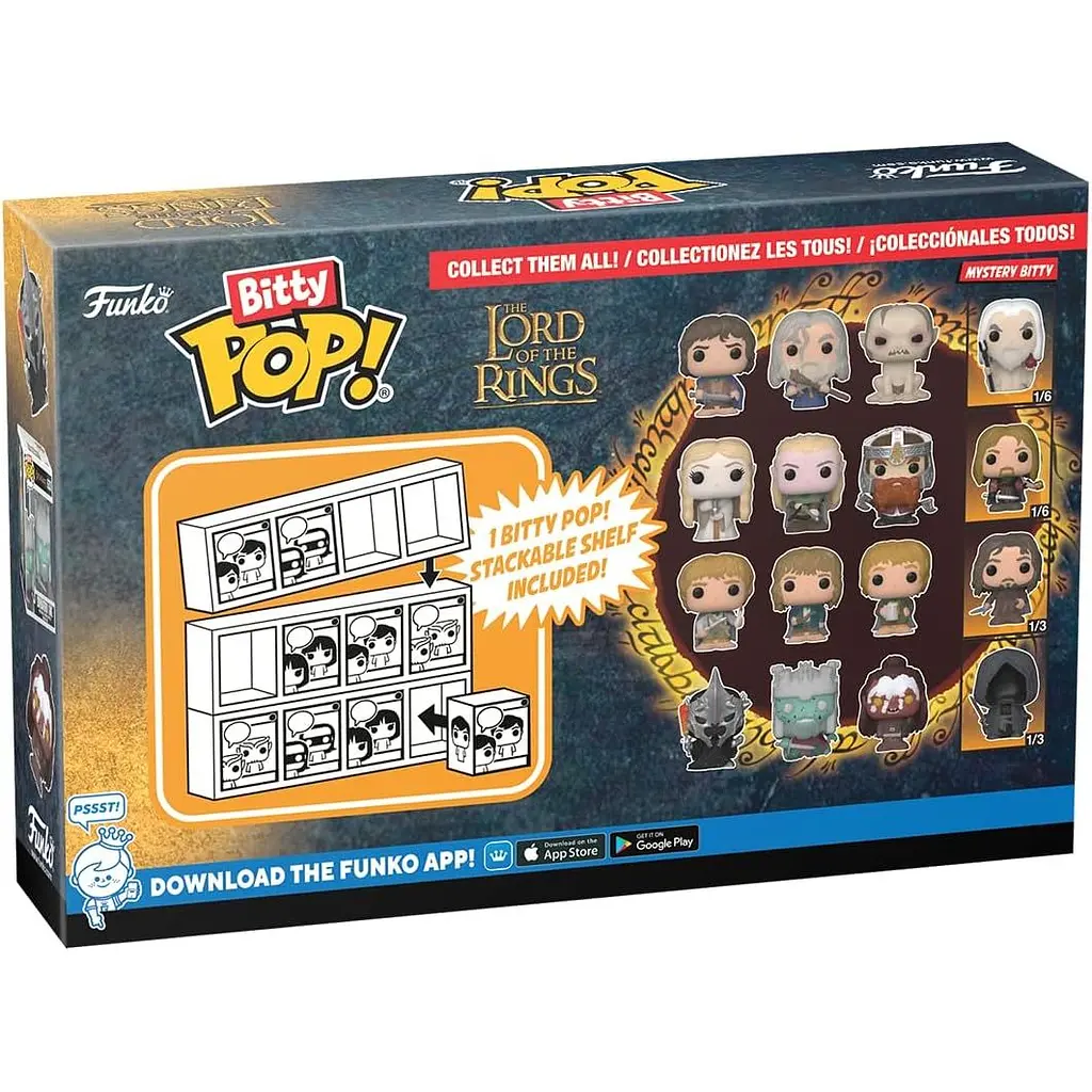 Набір Фігурок Bitty Pop Володар Кілець The Lord of the Rings 4 Pack 3 см BP TLR 4P1 - фото 2