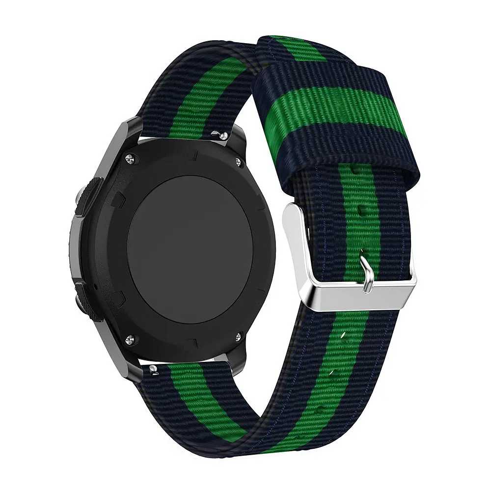 Тканинний ремінець Watchbands Cloth для Samsung Gear S3 Frontier - синьо-зелений (WB007CLOTHBLUEGREENS3F) - фото 2
