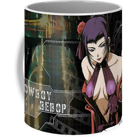 Кухоль GeekLand Ковбой Бібоп Cowboy Bebop Фей та Джет СВ 02.01 330 мл білий - фото 2