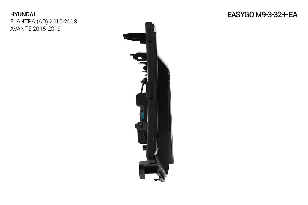 Штатна автомагнітола EasyGo M9-3-32-HEA Hyundai Elantra (AD) 2016-2018, Avante 2015-2018 - фото 2