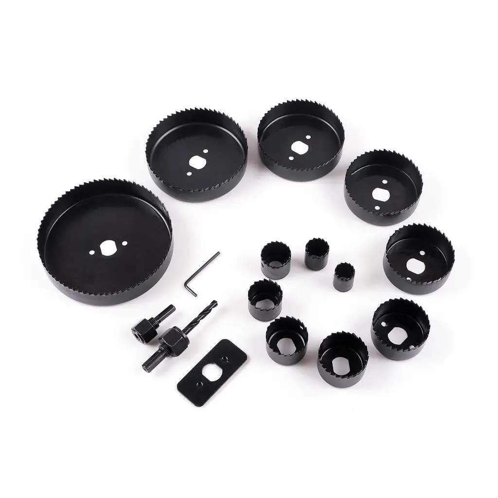 Набір корончастих фрез по дереву та гіпсокартону Polax 12 од. (41-003) - фото 2