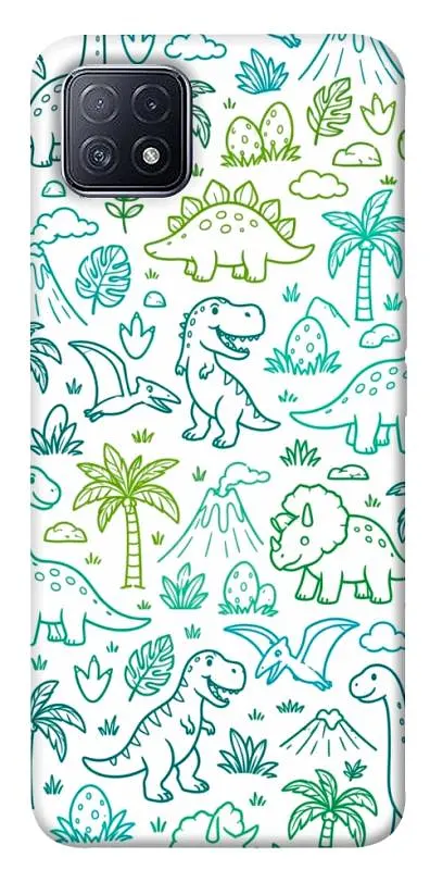 TPU чохол Demsky Dino pattern для Oppo A73