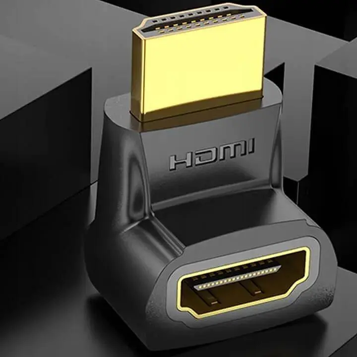 Перехідник Vention HDMI Male to HDMI Female 270° Black (AINB0-2) 2 штуки - фото 3