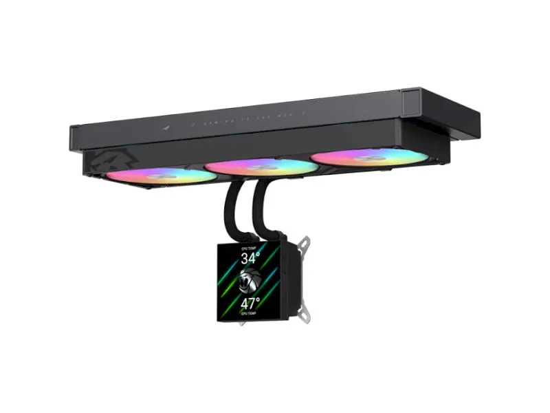 Водяне охолодження Gamemax Glacier 360 Black - фото 4
