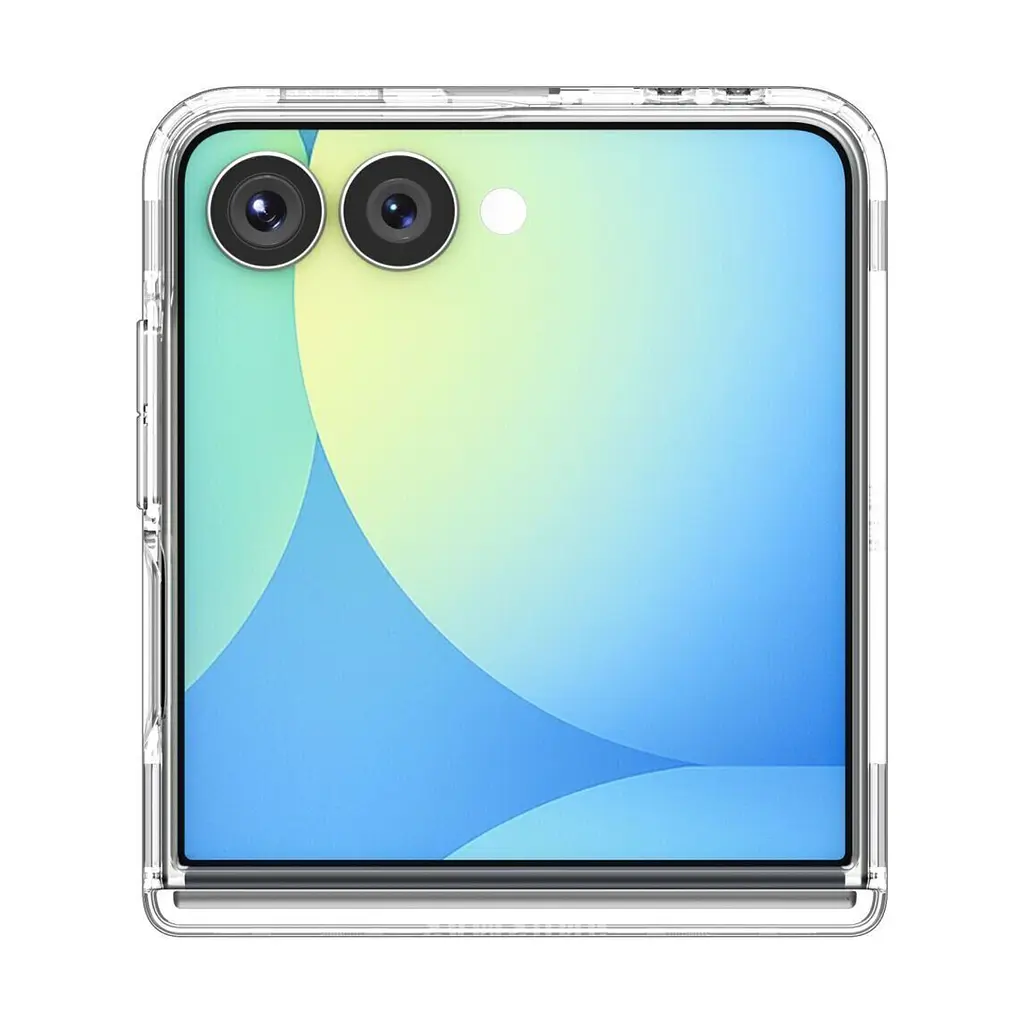 Чехол Spigen Ultra Hybrid Pro MagSafe для Samsung Galaxy Flip 7 Clear White (ACS09559) + защитное стекло - фото 11