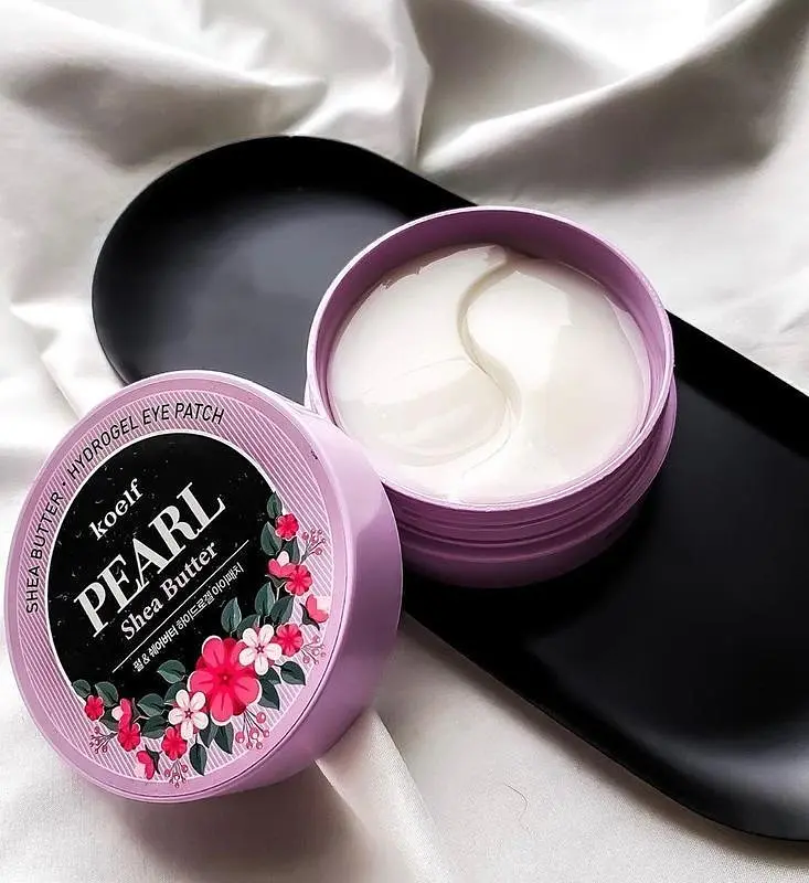 Гидрогелевые патчи для глаз Жемчуг-Масло ши Shea Butter Hydrogel Eye Patch Petitfee & Koelf 60 шт - фото 3