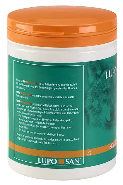Добавка для зміцнення суглобів і кісток собак Luposan GelenkKraft 40 Tabletten 400 шт. - фото 2