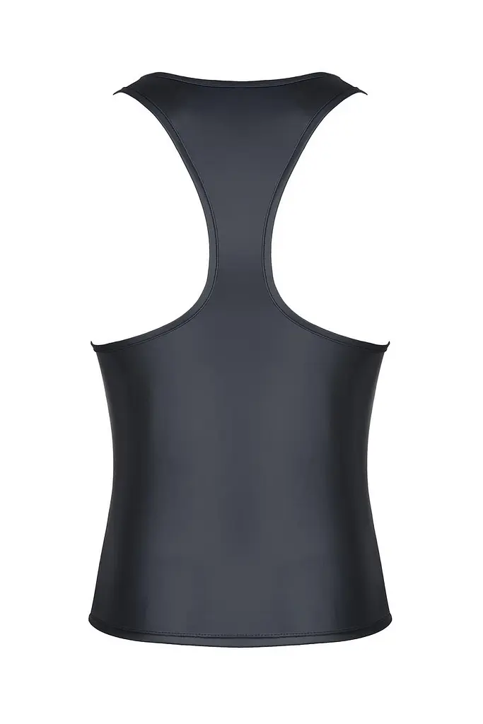 Чоловіча футболка без рукавів Regnes Fetish Planet wetlook XL (чорний) - фото 9
