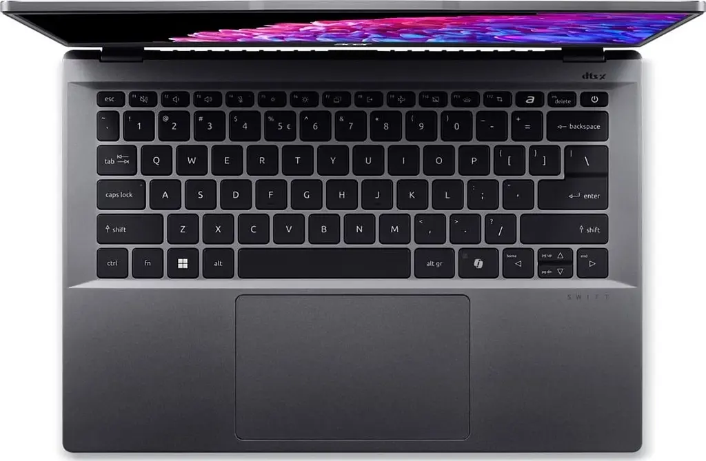Ноутбук Acer Swift Go 14 SFG14-63 14' 2.8K OLED, AMD R7-8845HS, 32GB, F1TB, UMA, Win11, серый (NX.KTSEU.004) - фото 4