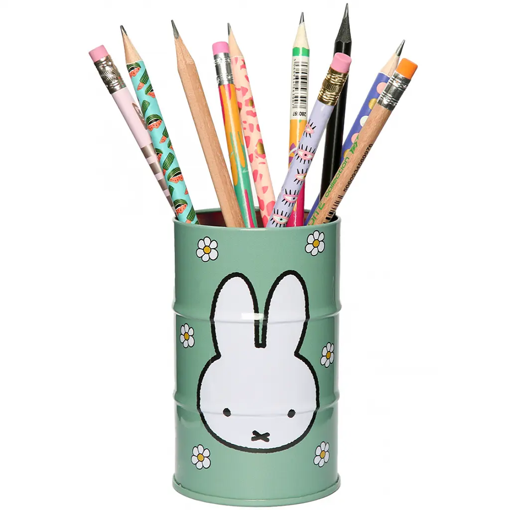 Стакан-підставка бочка Yes Miffy метал 6.5х10.8 см зелений (708831) - фото 3