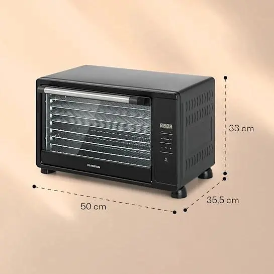 Дегидратор-сушилка для овощей фруктов Klarstein Mega Jerky 650 Вт 35-80°C (10034439) - фото 6