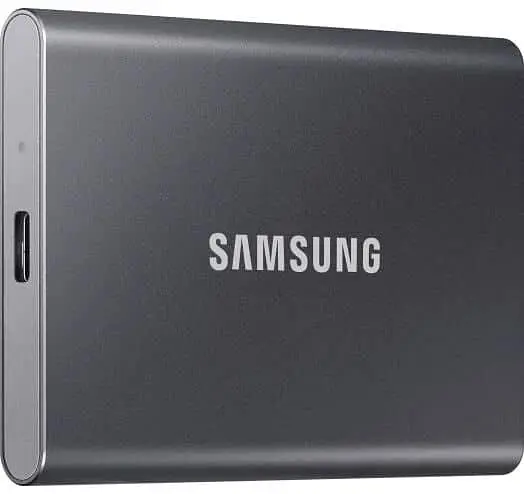 Накопичувач SSD Samsung SSD 2TB USB 3.2 Gen 2 T7 Titan Gray (MU-PC2T0T/WW) - фото 3