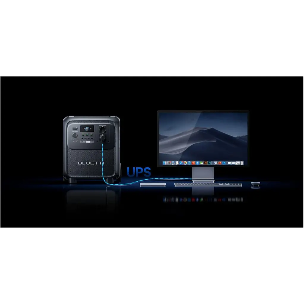 Портативна зарядна станція Bluetti Elite 320 LiFePO4, 3200 Вт/ч 1800 Вт (ELITE 320) - фото 15