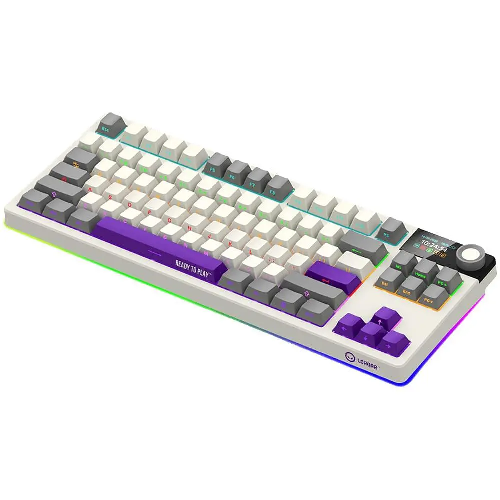 Клавиатура Lorgar KBP70TKLW Wireless Pro TKL EN/UA Beige (LRG-KBP70TKLW-RT-US) - фото 3