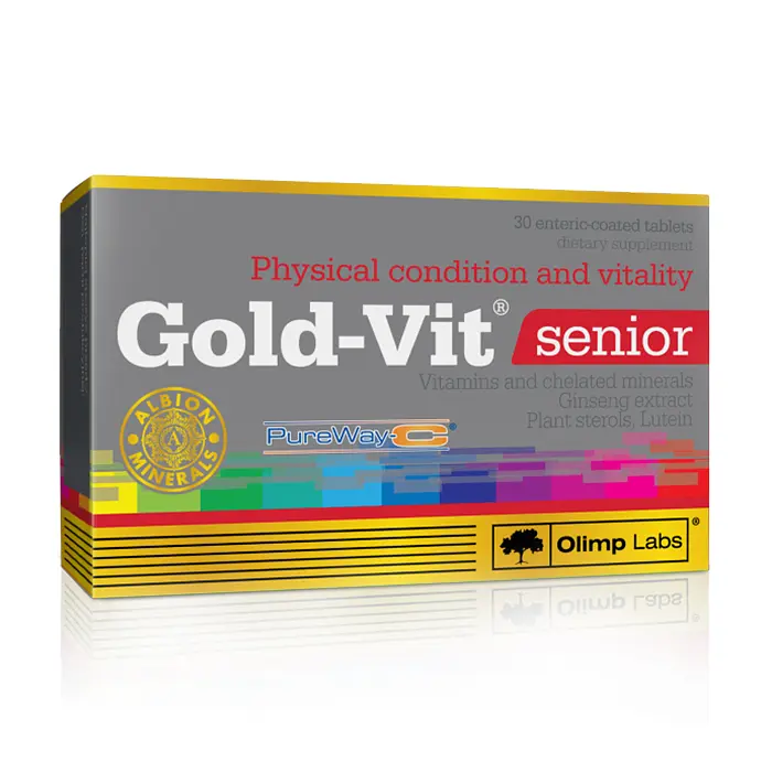 Вітаміни та мінерали Gold Vit for Senior, 30 капсул Olimp fit0018104