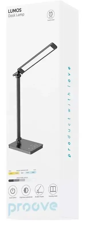 Лампа настільна Proove Lumos (PLLM00010001) чорна - фото 4