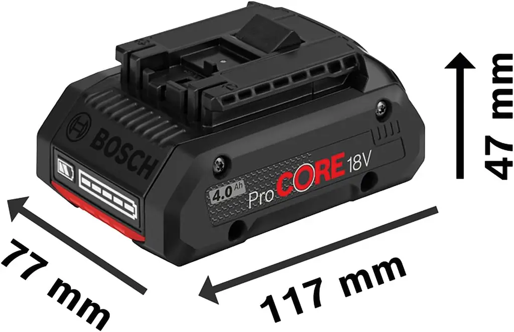 Аккумулятор Professional ProCore 18В 4А·час 0.6кг Bosch hoz0014247 - фото 7