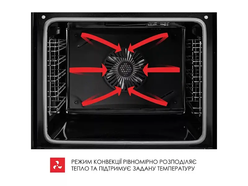 Духовка електрична WEILOR FPO6F70BK - фото 3