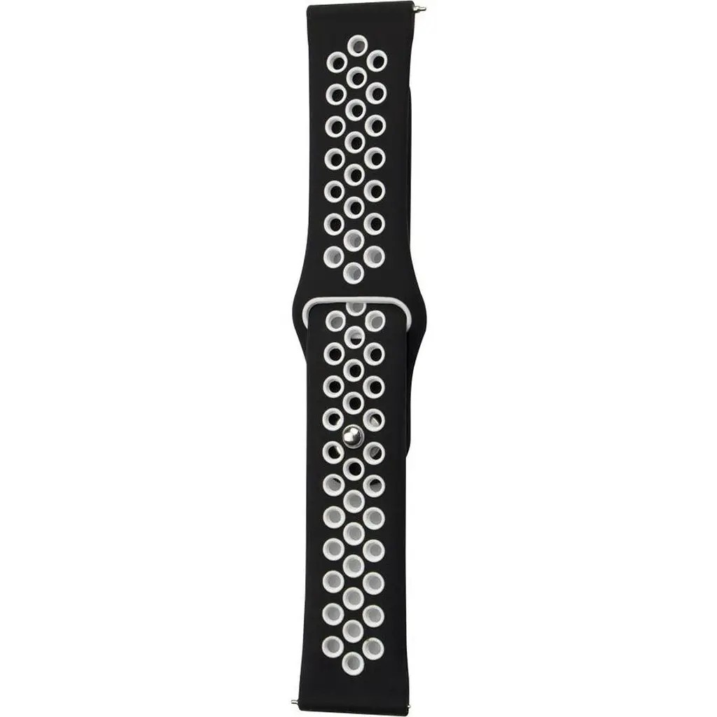 Універсальний ремінець Nike Sport Band для Samsung Gear S3 22mm Black/White [112569] - фото 5