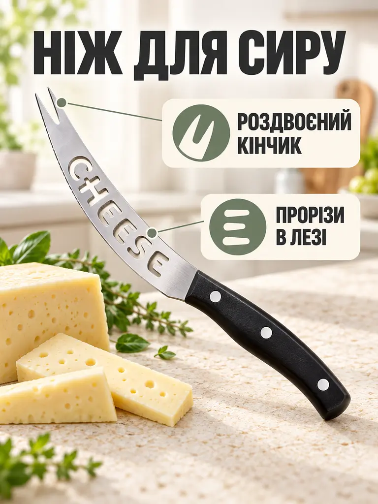 Набір кухонних ножів 13 предметів з нержавіючої сталі Чорний (37261529) - фото 4