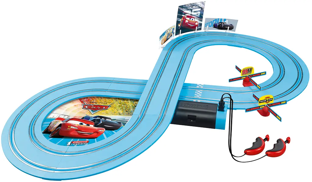 Гоночна траса дитяча First Disney Pixar Cars – 2,4 м героями мультфільму "Тачки" - фото 2
