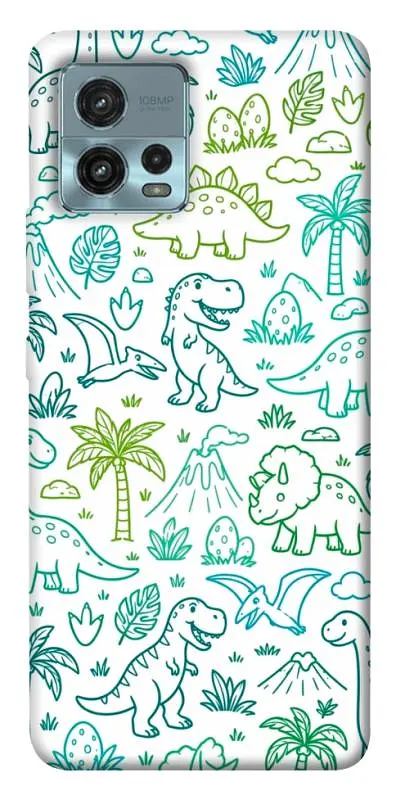 TPU чохол Demsky Dino pattern для Motorola Moto G72