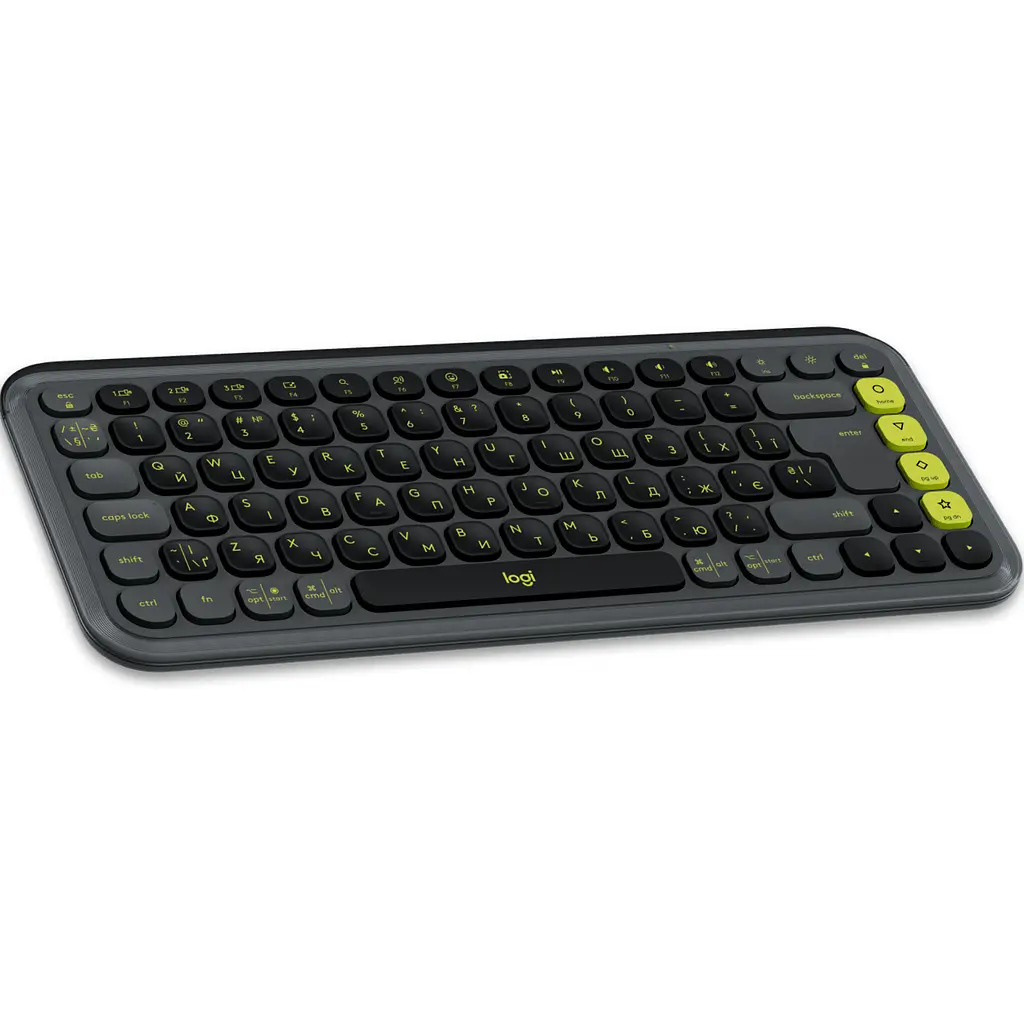 Клавиатура Logitech POP Icon Keys Bluetooth UA Graphite (920-013157) [118957] - фото 3