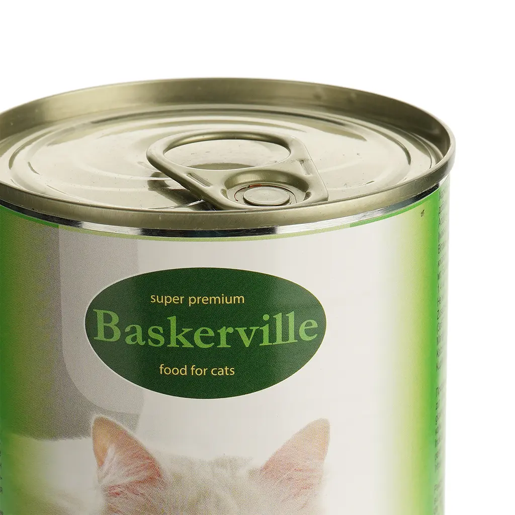 Вологий корм для котів Baskerville Оленина з м’ясом курки 400 г - фото 3
