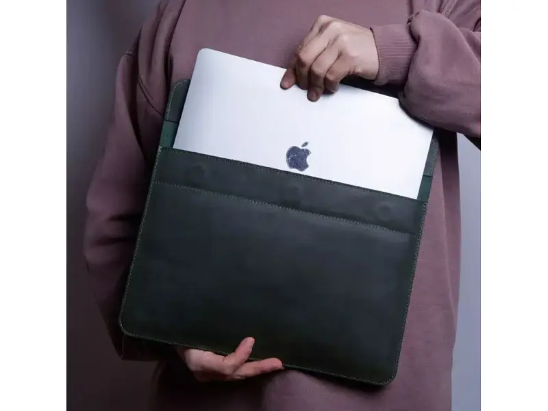 Чохол для ноутбука InCarne Klouz MacBook Air 15 2023-2025 (вінтажний) зелений (klouz-green-vintage-air-15) - фото 5