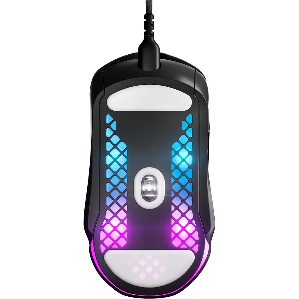 Мишка SteelSeries Aerox 5, RGB, 18000dpi., 9кн., чорна - фото 4