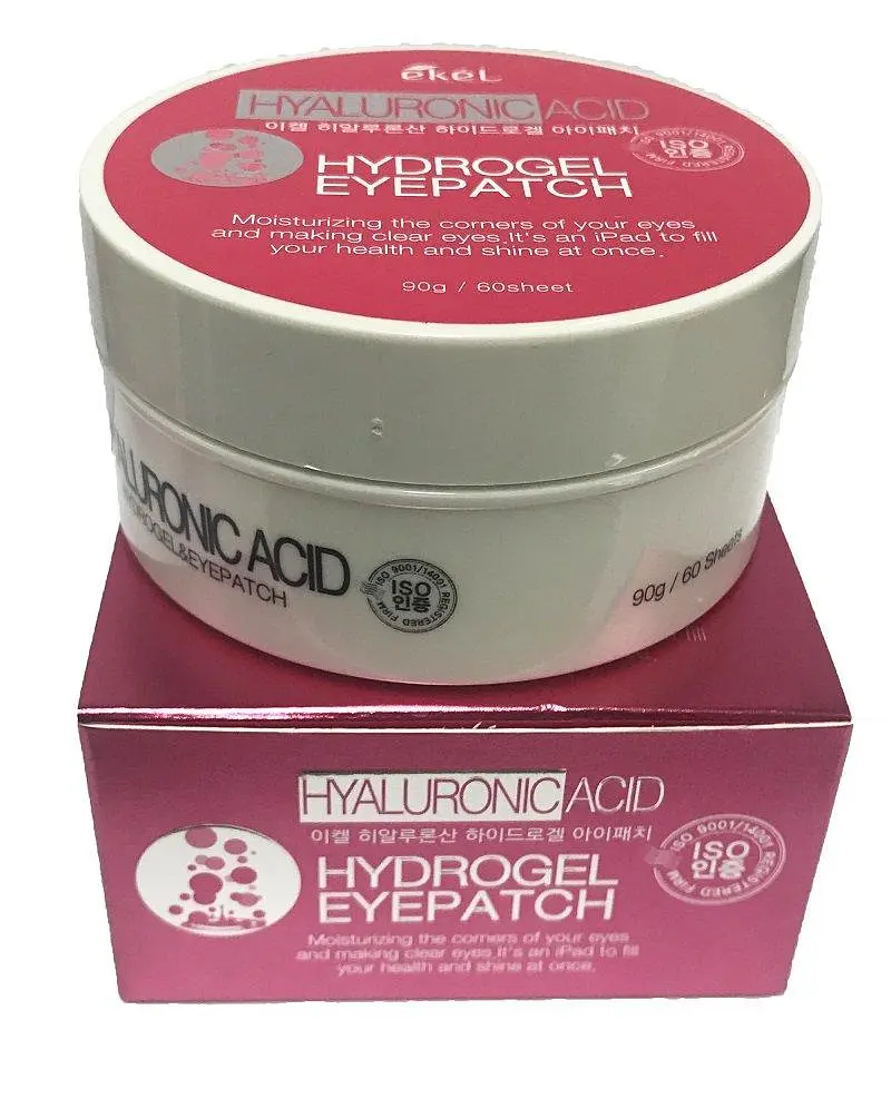 Гідрогелеві патчі Ekel Hydrogel Eye Patch Hyaluronic Acid з гіалуроновою кислотою