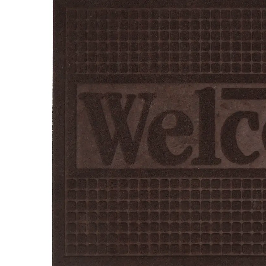 Килимок придверний Eco Fabric Welcome без кромки коричневий 60 х 90 см (6090-012) - фото 5