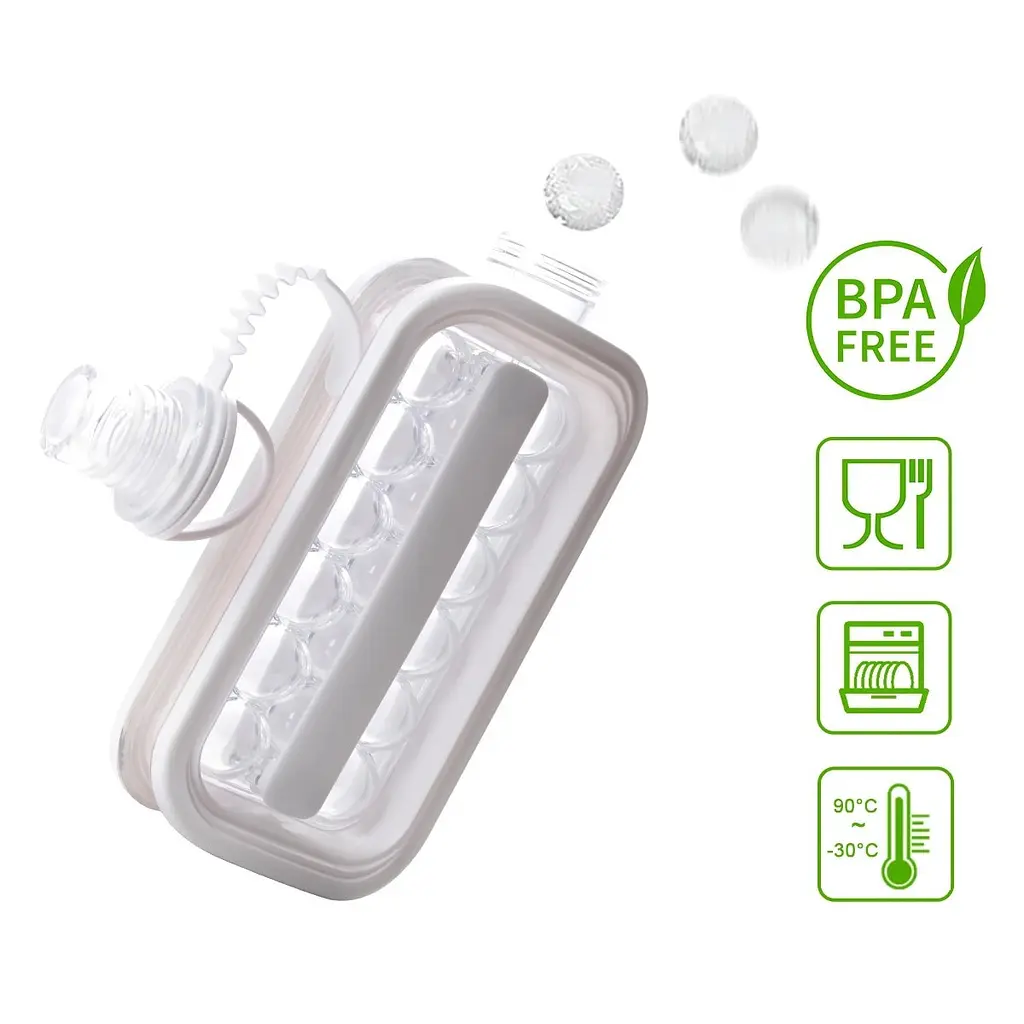 Силиконовая форма для льда на 17 шариков ICE CUBE TRAY - фото 6