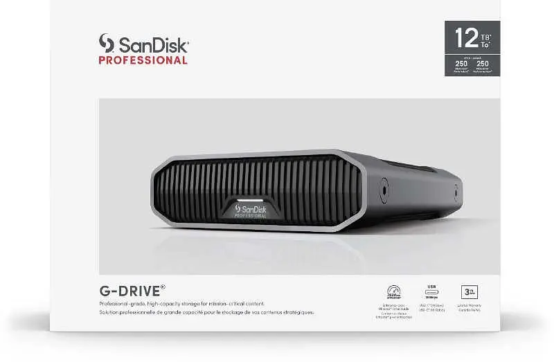 SSD накопичувач anDisk Professional G-DRIVE 12 ТБ 2022 (SDPHF1A-012T-MBAAD) - фото 5