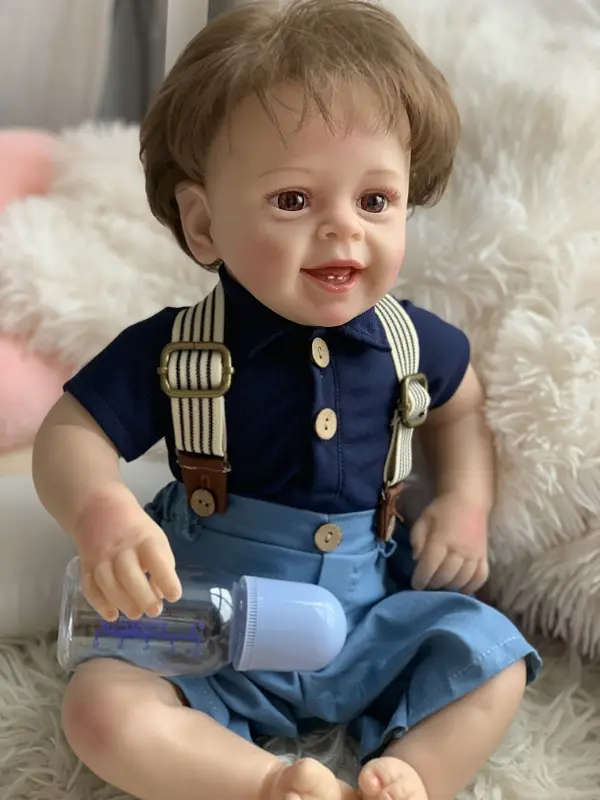 Силіконова колекційна лялька реборн reborn хлопчик пабло Reborn Dolls det0018818 - фото 4