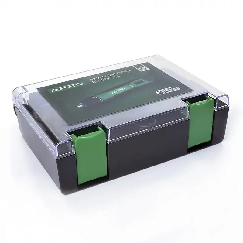 Отвертка аккумуляторная Apro SD-1 с набором бит 300 об/мин 1500 мАч 30412 - фото 4