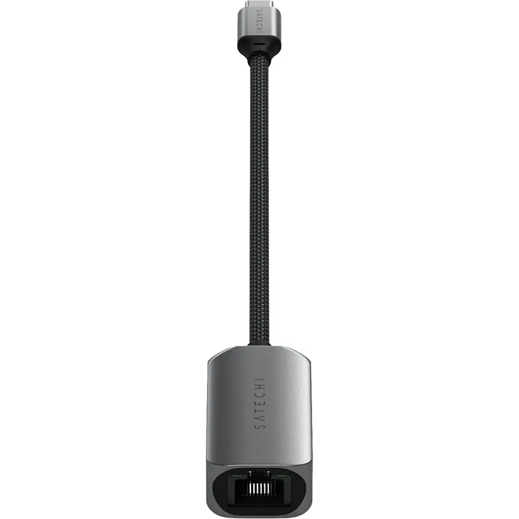 Адаптер Satechi USB-C 2.5 Gigabit Ethernet Space Gray (ST-AE25M) - фото 4