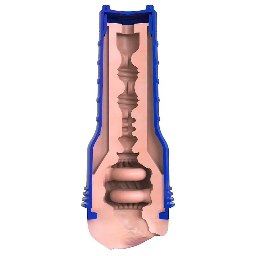 Мастурбатор-вагіна Fleshlight Boost Bang з турбо текстурою, 24.75 см (тілесний) - фото 5