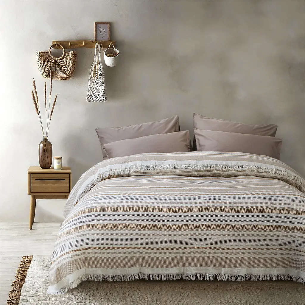 Покрывало Lotus Home - Faro бежевый 230x240 - фото 2