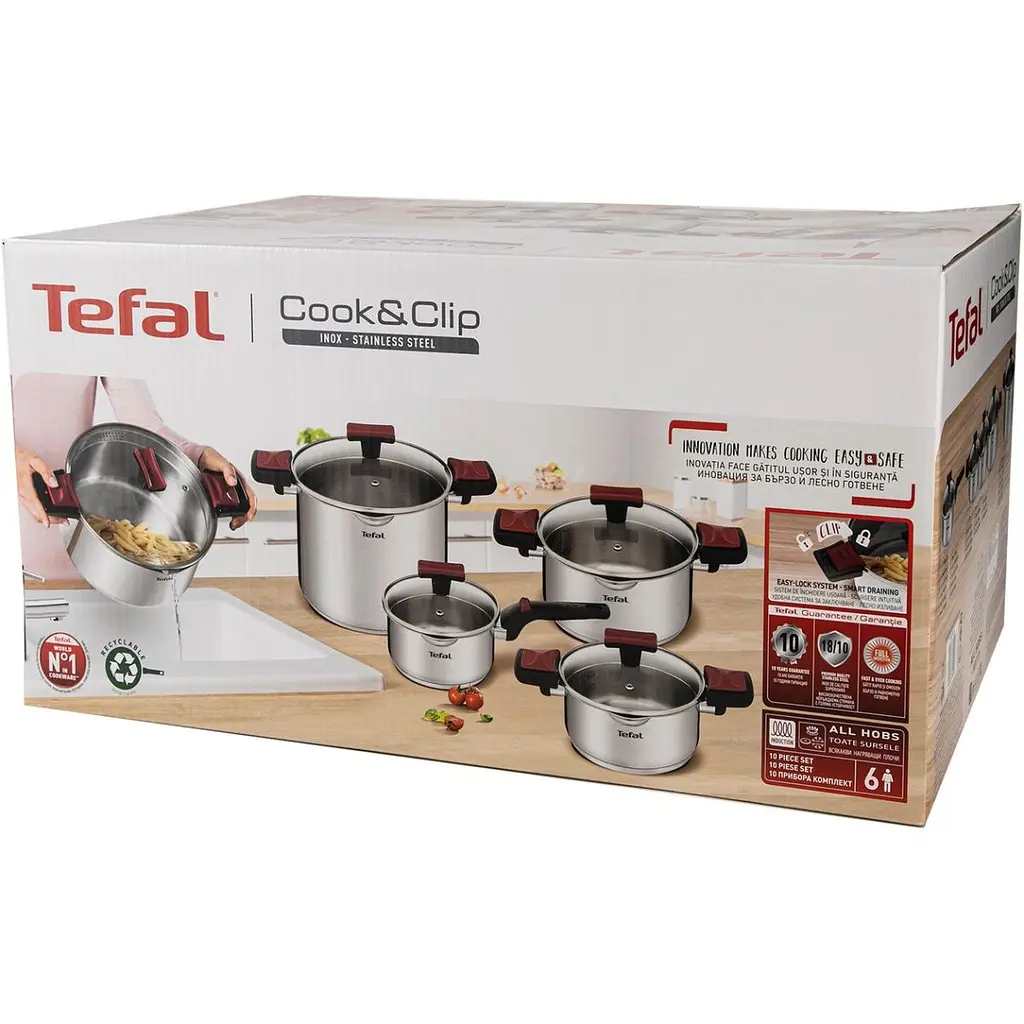 Набір каструль Tefal Cook&Clip G723SA74 [120152] - фото 9