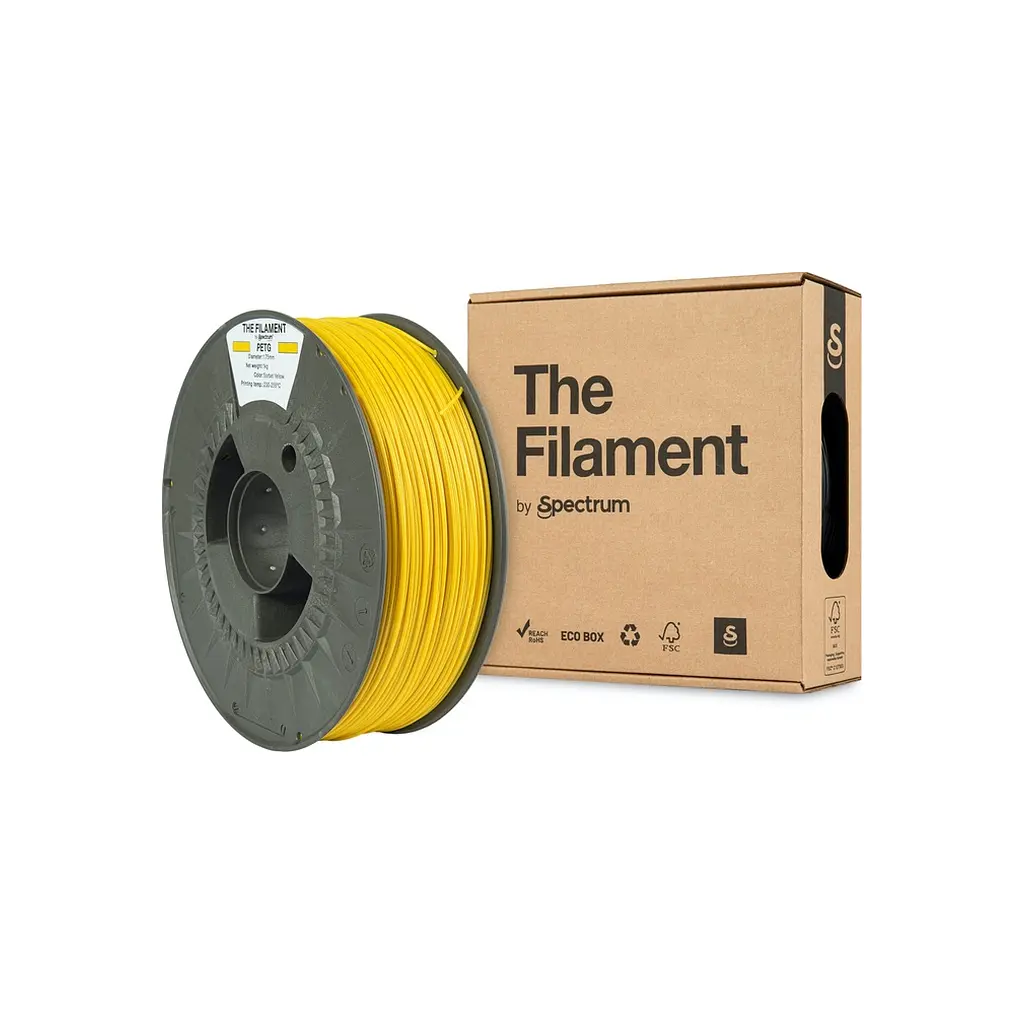 Пластик для 3D-принтера The Filament PETG 1.75 мм SORBET YELLOW 1 кг (TF-24023) - фото 3