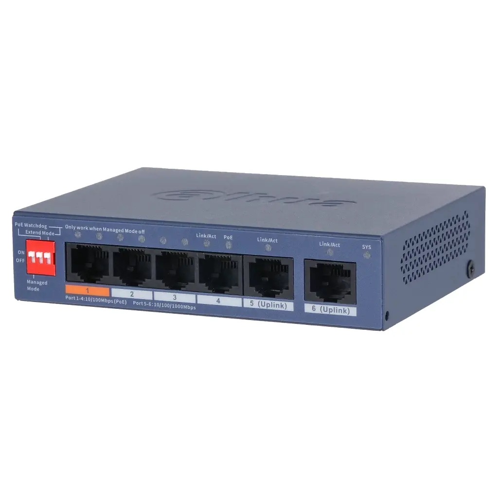 Комутатор мережевий Dahua DH-CS4006-4ET2GT-60