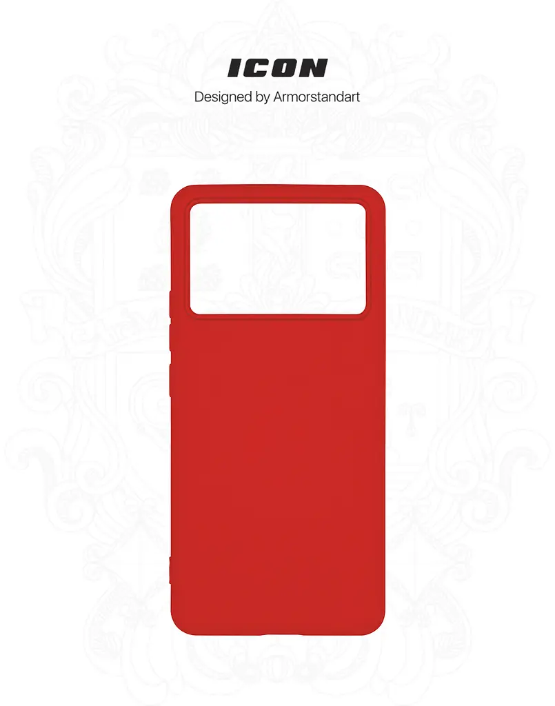 Чехол ArmorStandart ICON для Xiaomi Poco X6 Pro 5G Red (ARM73367) - фото 3