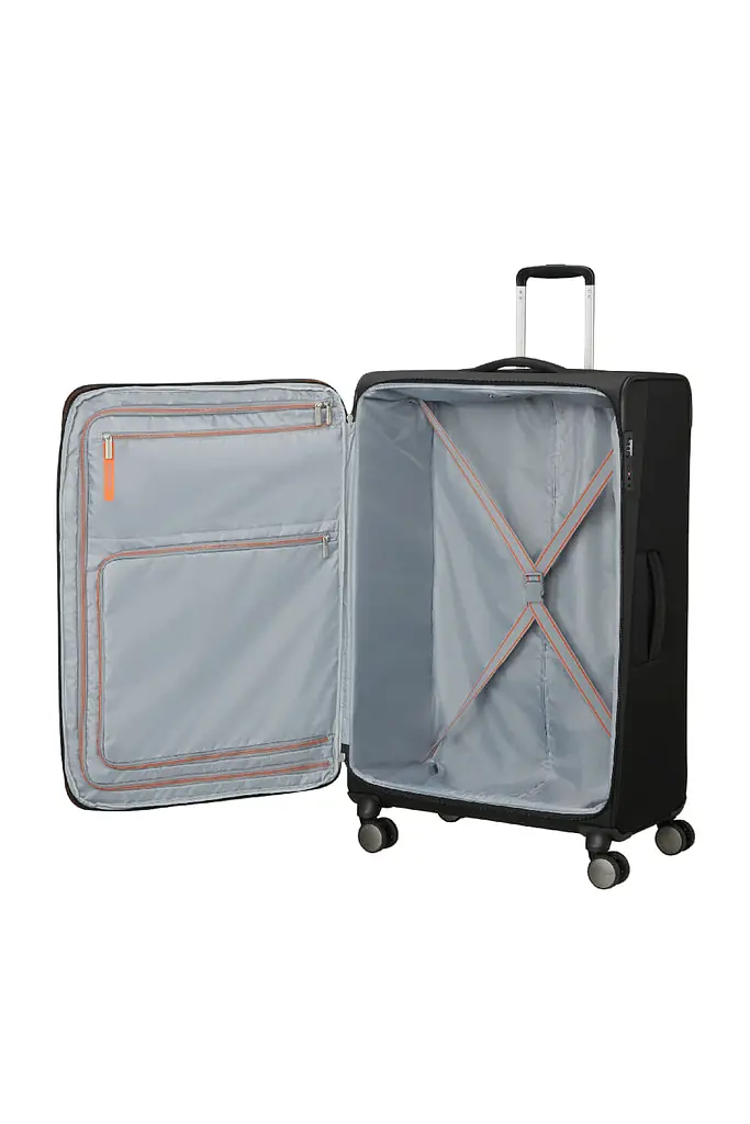 Валіза 79 См American Tourister WANDERLITE SHADOW BLACK 79x48x31(34) MJ6*09006 - фото 2