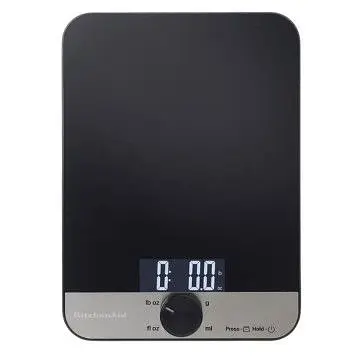 Ваги кухонні KitchenAid Measuring, чорний (KQ908G)