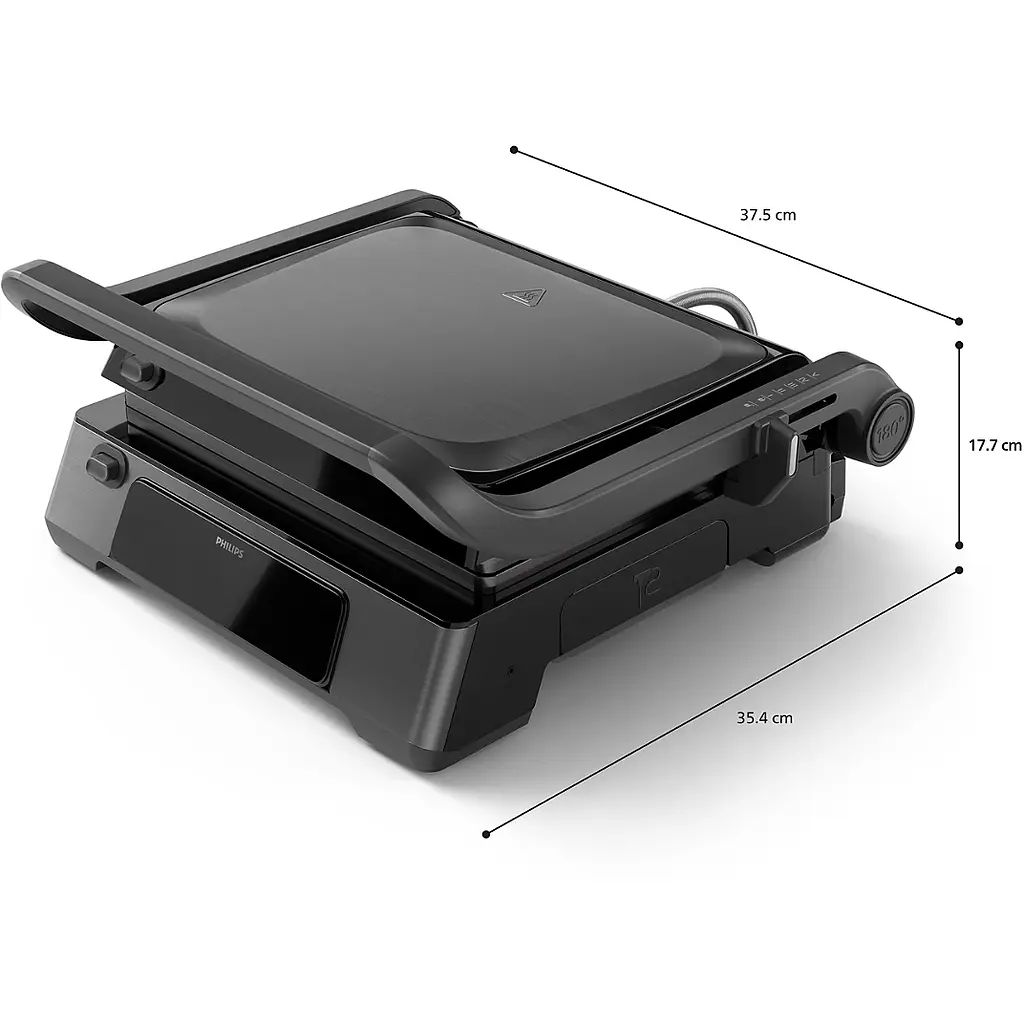 Гриль Philips Series 7000 прижимной 2200 Вт черный (HD6307/70) - фото 4