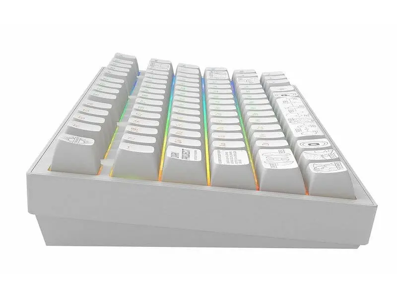 Клавіатура Dark Project ALU81 Terra Nova ENG/UA White (DPKB_NOVA_81_ANSI_WHITE_UA) - фото 7